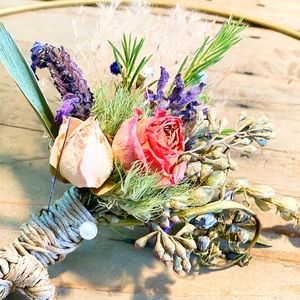 Dried Floral Boutonnière